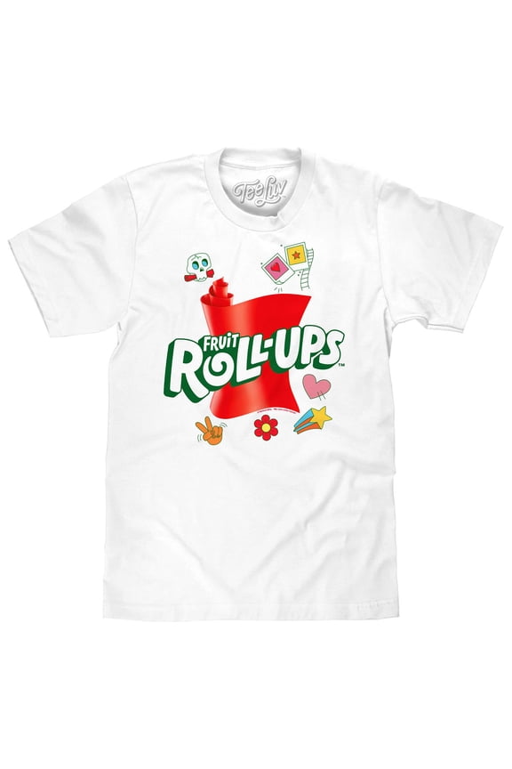 Fruit Roll-Ups Candy Logo Graphic Tee Shirt (Men's) (3XL)