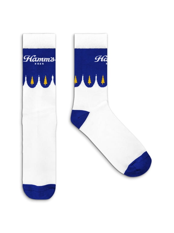 Hamm's Beer Novelty Logo Crew Socks (Men's)