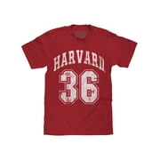 Tee Luv Harvard University Est 36 Faded College Logo Shirt Men's S