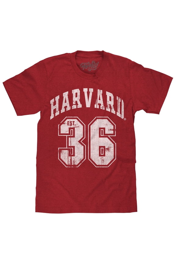 Harvard University Est 36 Faded College Logo Shirt (Men's) (S)