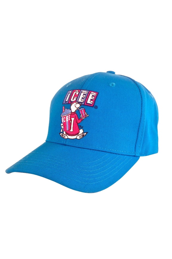 ICEE Polar Bear Cartoon Mascot Baseball Hat