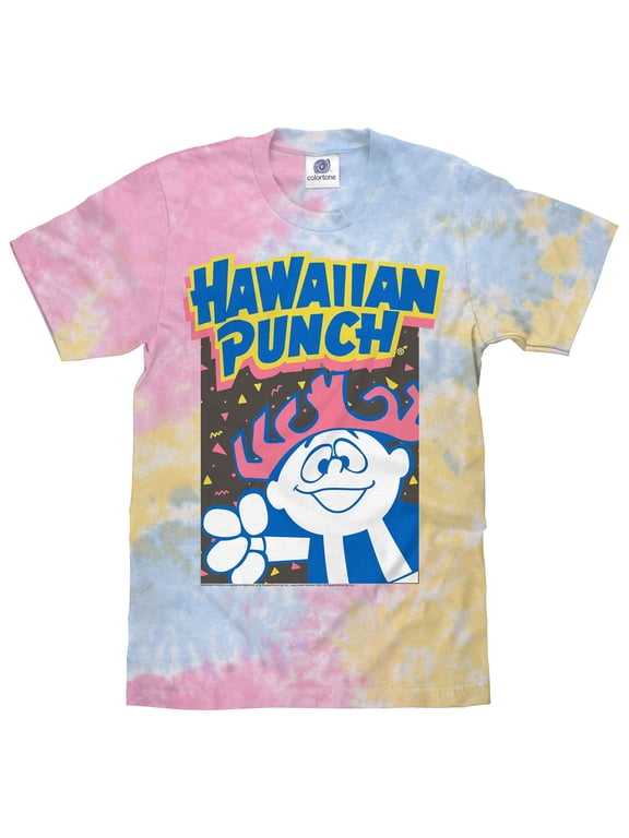 Hawaiian Punch Retro 90s Graphic Sherbert Tie Dye T-Shirt (Men's) (3XL)