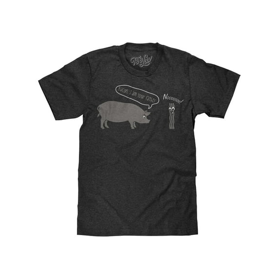 Tee Luv Men's Bacon I Am Your Father Novelty Graphic T-Shirt (M)