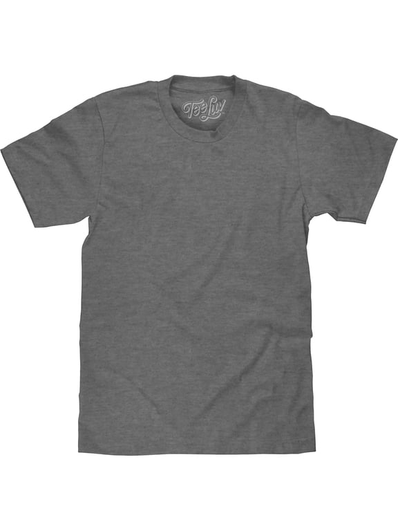Men's Big and Tall Casual Graphite Heather T-Shirt (2XLB)