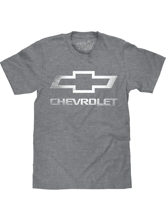 Men's Big and Tall Faded Chevrolet Bowtie Logo Shirt (2XLB)