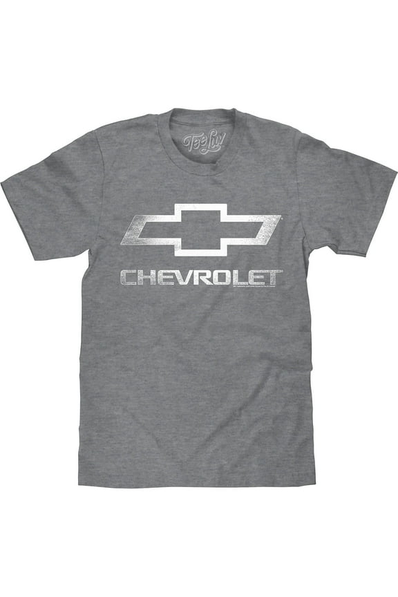Men's Big and Tall Faded Chevrolet Bowtie Logo Shirt (2XLT)