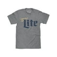 thumbnail image 1 of Tee Luv Men's Big and Tall Miller Lite Beer Distressed Logo T-Shirt (5XLB), 1 of 3