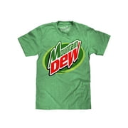 Tee Luv Men's Big and Tall Mountain Dew Soda Logo Shirt (3XLB)