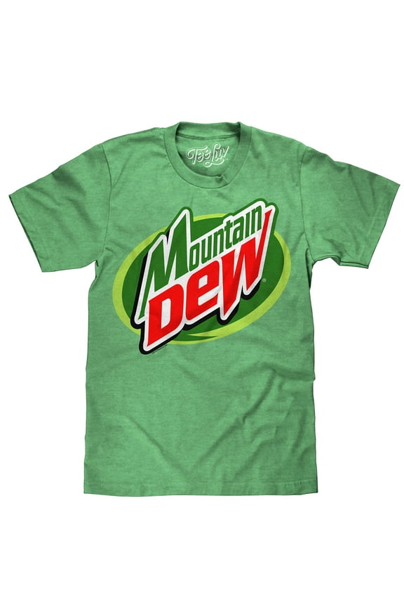 Men's Big and Tall Mountain Dew Soda Logo Shirt (3XLB)