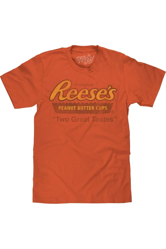 Men's Big and Tall Reese's Peanut Butter Cup Two Great Tastes Shirt (3XLB)
