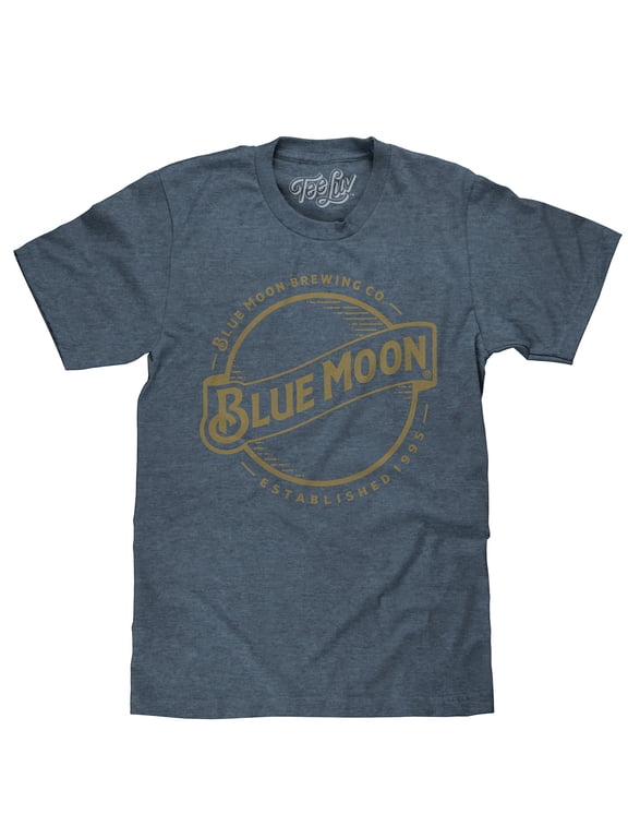 Men's Blue Moon Brewing Company Gold Logo Beer T-Shirt (3XL)