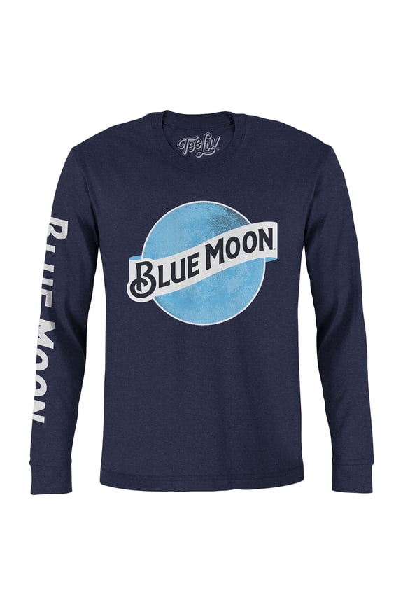 Men's Blue Moon Long Sleeve Beer Shirt (XL)