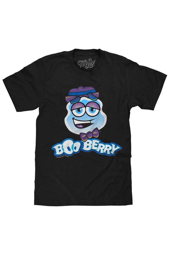 Men's Boo Berry Monster Cereal Ghost Shirt (M)