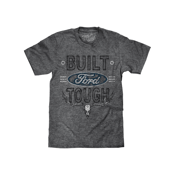 Tee Luv Men's Built Ford Tough Deer Skull T-Shirt (XXL)