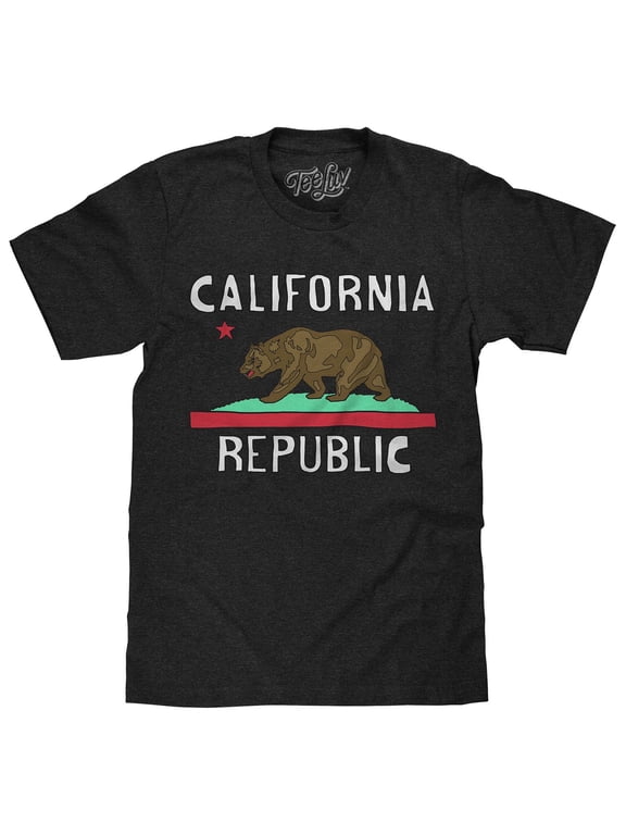 Men's California Republic Bear Flag Graphic T-Shirt (3XL)