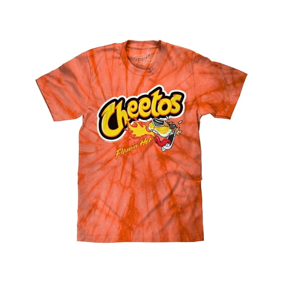 Tee Luv Chester Cheetah Flamin' Hot Cheetos Tie Dye T-Shirt (Men's) (3XL)