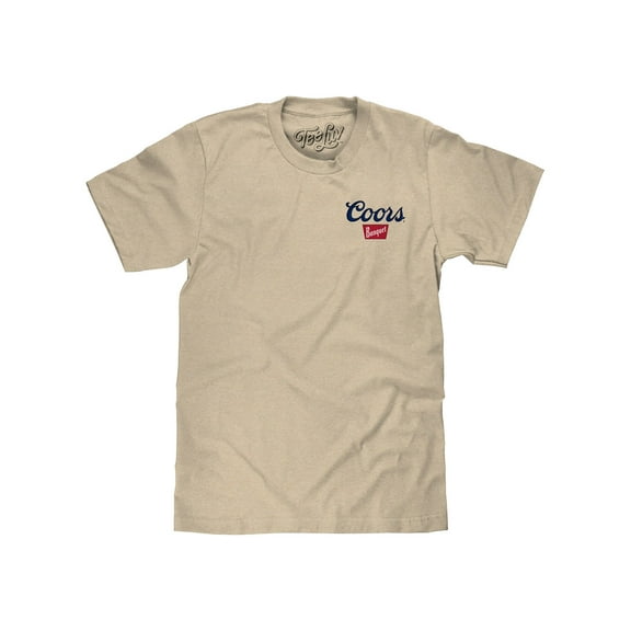 Tee Luv Men's Coors Banquet Beer Embroidered Logo Shirt (M)