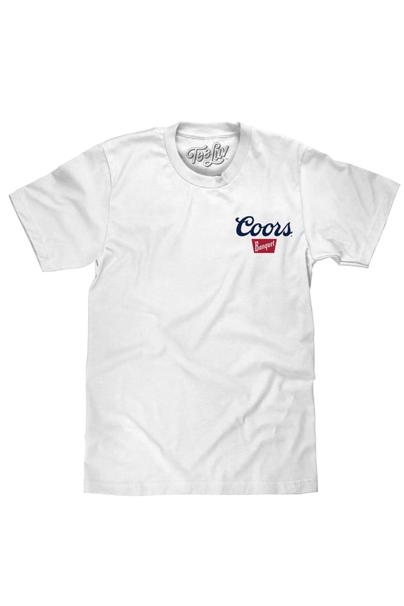 Men's Coors Banquet Beer Waterfall Logo Shirt (M)