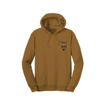 Tee Luv Men's Coors Banquet Rodeo Beer Logo Hoodie (XL)