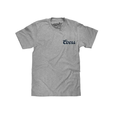 Tee Luv Men's Coors Banquet Since 1873 Double Sided Beer Brand T-Shirt (XL)