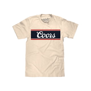 Tee Luv Men's Coors Beer Logo Short Sleeve T-Shirt (S)