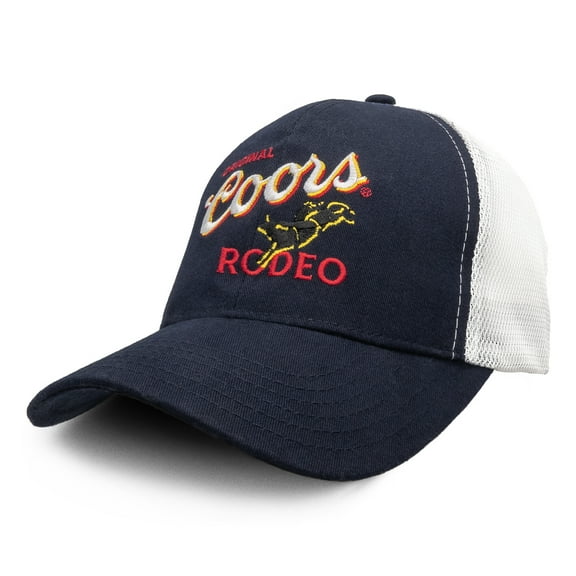 Tee Luv Men's Coors Original Rodeo Bull Beer Baseball Hat
