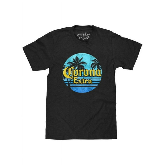 Tee Luv Men's Corona Extra Beer Logo T-Shirt (M)