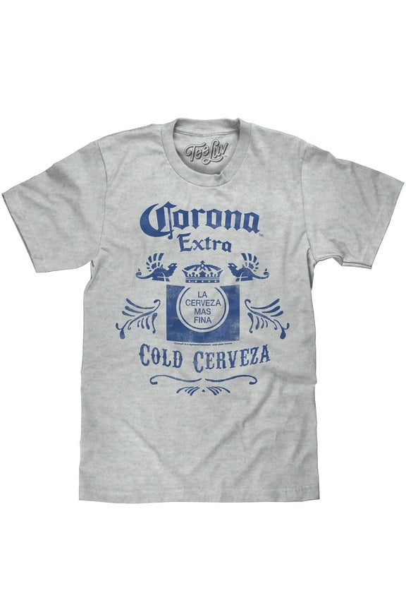 Men's Corona Extra Cold Cerveza Beer Logo Shirt (3XL)