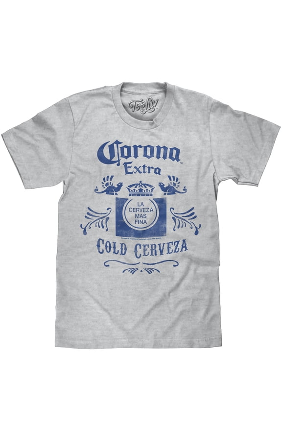 Men's Corona Extra Cold Cerveza Beer Logo Shirt (M)