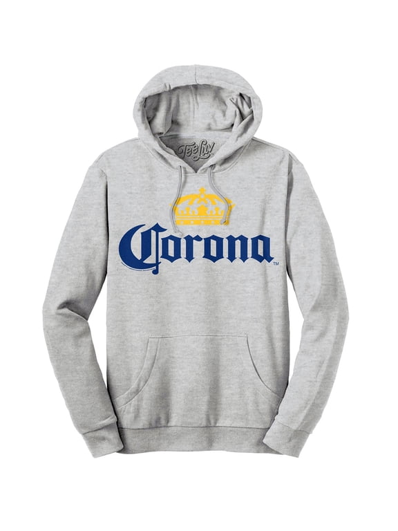 Men's Corona Hoodie - Hooded Corona Beer Logo Sweatshirt (3XL)