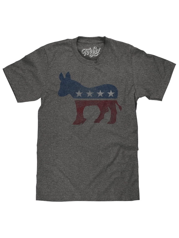 Men's Democrat Donkey Mascot T-Shirt (L)