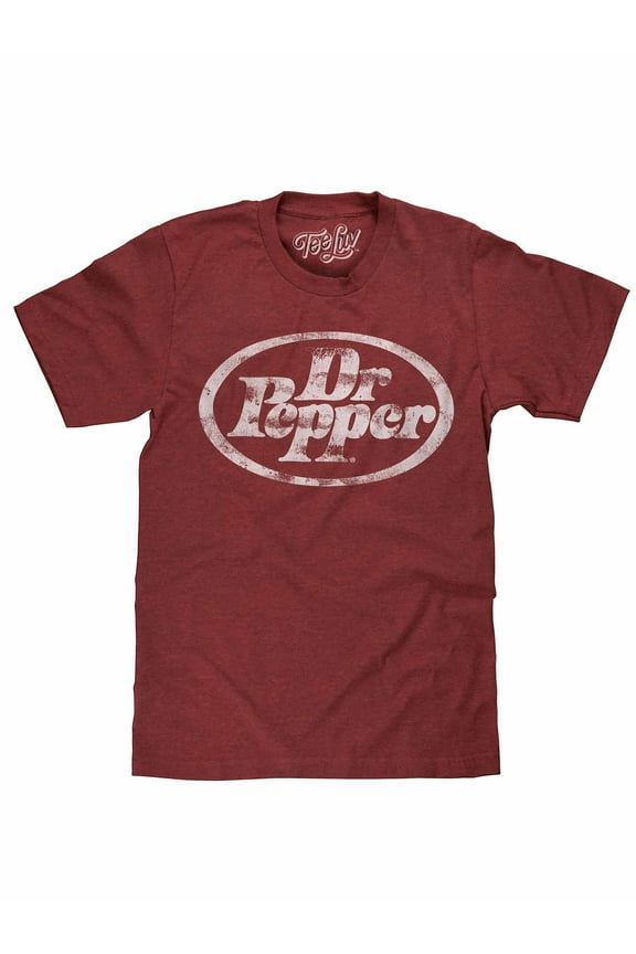 Men's Distressed Dr Pepper Soda Logo T-Shirt (S)