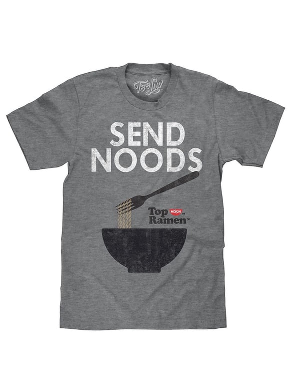 Men's Distressed Nissin Top Ramen Send Noods T-Shirt (3XL)