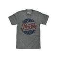 thumbnail image 1 of Tee Luv Men's Distressed Pepsi Cola Stars Shirt (XXL), 1 of 6