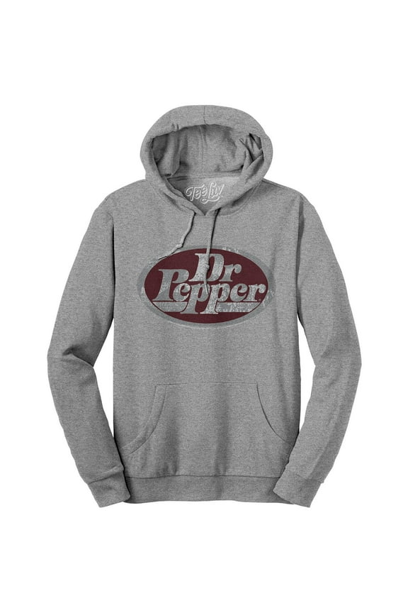 Men's Dr Pepper Distressed Soda Logo Hoodie (L)