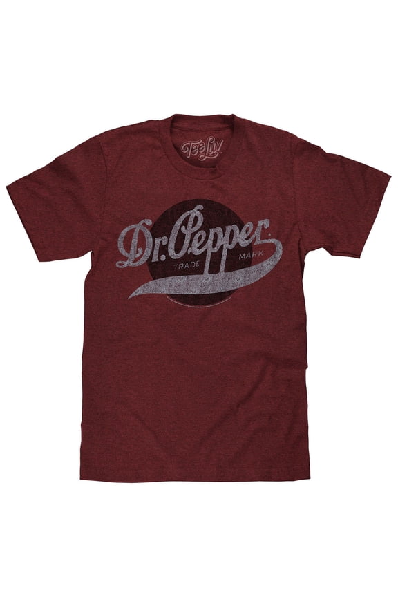 Dr Pepper Trademark Faded Soda Logo T-Shirt (Men's) (S)