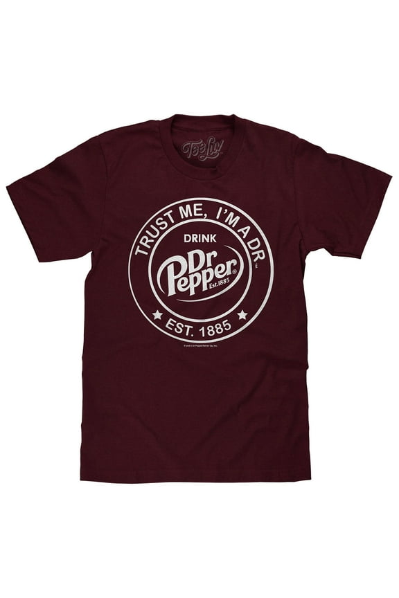 Dr Pepper Trust Me I'm A Dr Est 1885 Soda T-Shirt (Men's) (S)