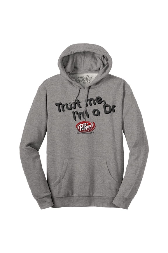 Men's Dr Pepper Trust Me I'm A Dr Soda Logo Hoodie (L)