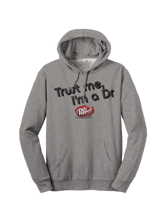 Men's Dr Pepper Trust Me I'm A Dr Soda Logo Hoodie (XL)