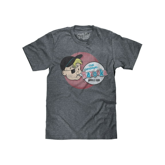 Tee Luv Men's Faded Bazooka Joe Bubble Gum Candy T-Shirt (3XL)