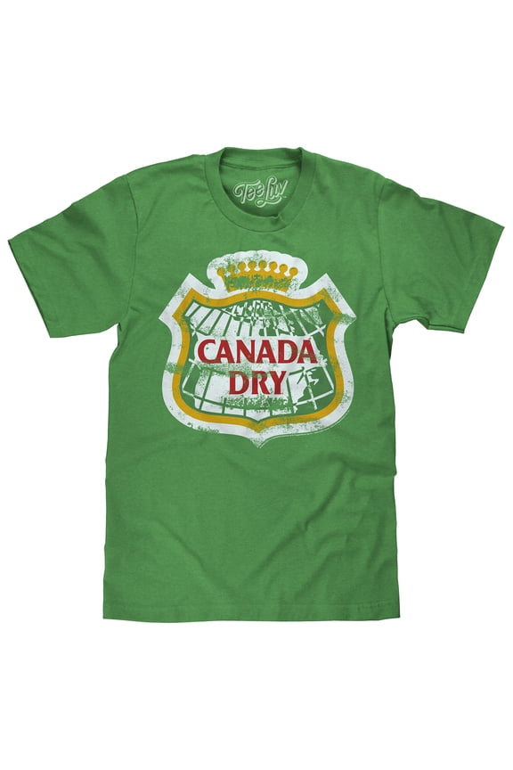Men's Faded Canada Dry Ginger Ale Soda Shirt (XL)