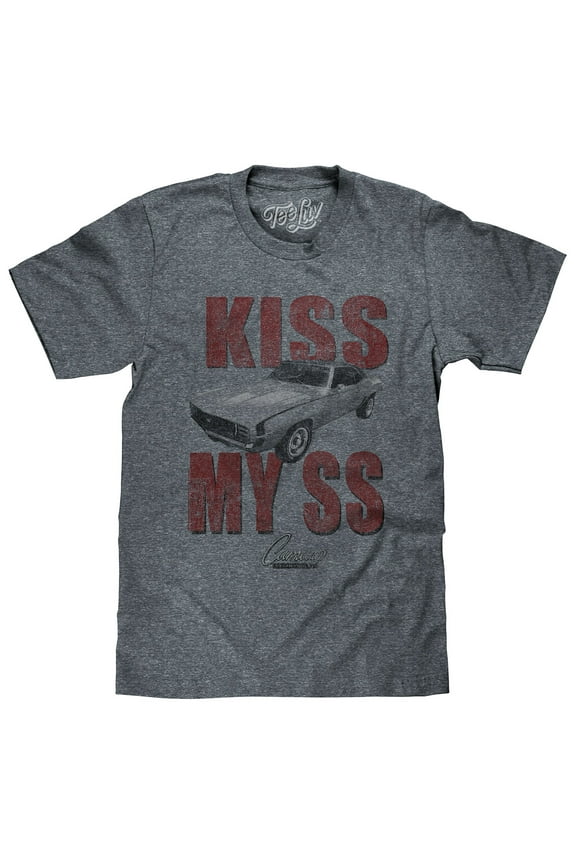 Men's Faded Chevrolet Kiss My SS Camaro Shirt (S)