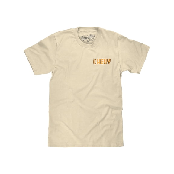 Tee Luv Men's Faded Chevy Chevelle Front and Back Classic Car Shirt (L)