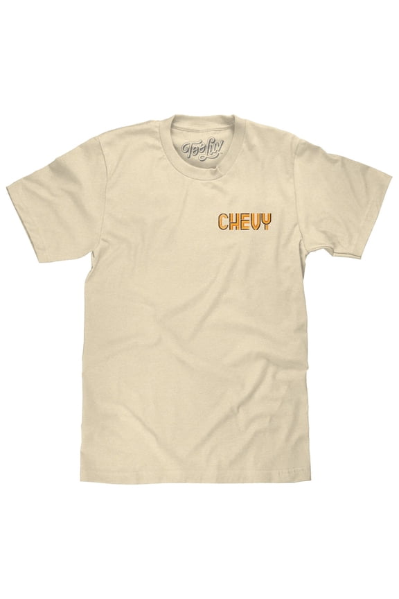 Men's Faded Chevy Chevelle Front and Back Classic Car Shirt (M)
