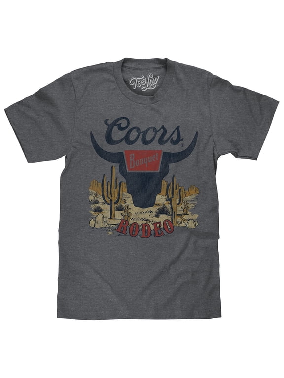 Faded Coors Banquet Rodeo Beer Desert Graphic T-Shirt (Men's) (S)