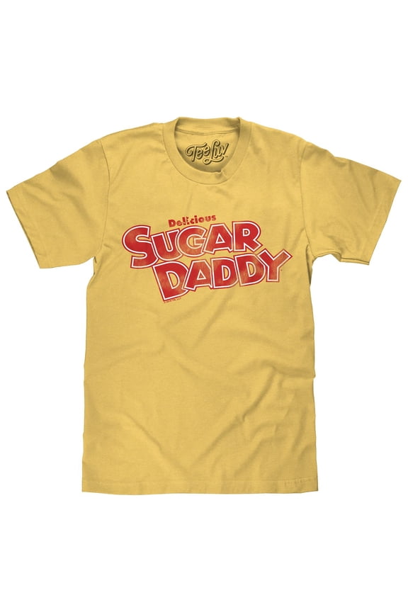 Men's Faded Delicious Sugar Daddy Candy Logo Shirt (XXL)