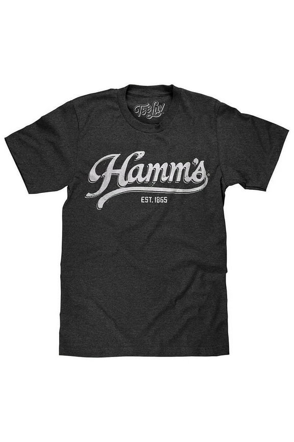 Men's Faded Hamm's Beer Est 1865 Logo Shirt (L)