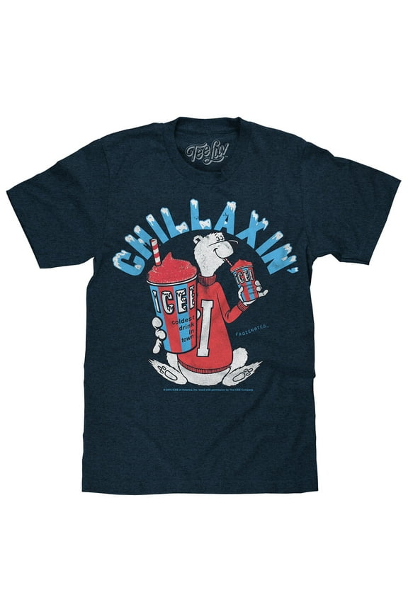 Men's Faded ICEE Polar Bear Chillaxin' T-Shirt (M)