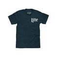 thumbnail image 1 of Tee Luv Men's Faded Miller Lite Beer Front and Back Graphic T-Shirt (S), 1 of 6