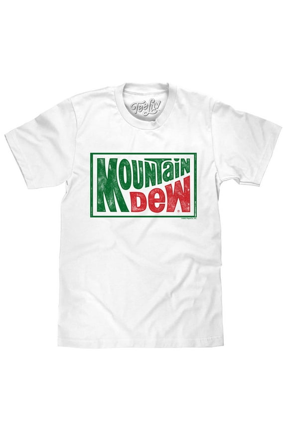 Men's Faded Mountain Dew Logo Shirt (L)